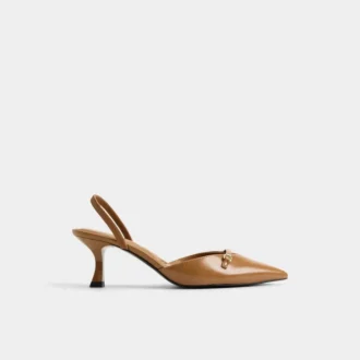 Nailah-xt Slingback yüksek topuklu ayakkabı, Kitten topuk