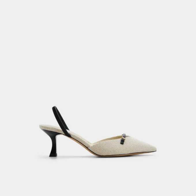 Nailah Slingback kedi topuklu ayakkabı, Kedi topuk