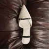 Nailah Slingback kedi topuklu ayakkabı, Kedi topuk