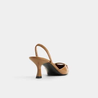 Nailah-xt Slingback yüksek topuklu ayakkabı, Kitten topuk