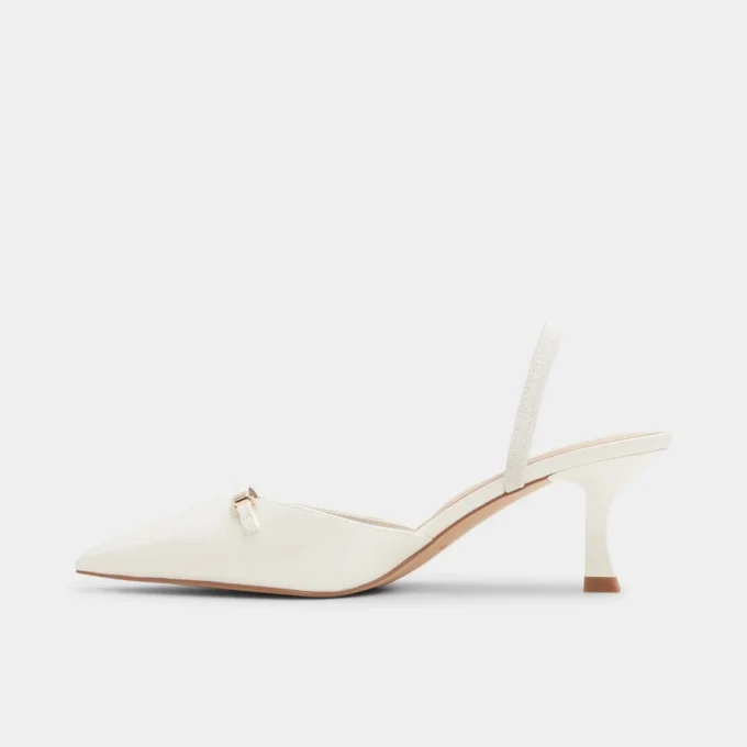 Nailah Slingback kedi topuklu ayakkabı, Kedi topuk