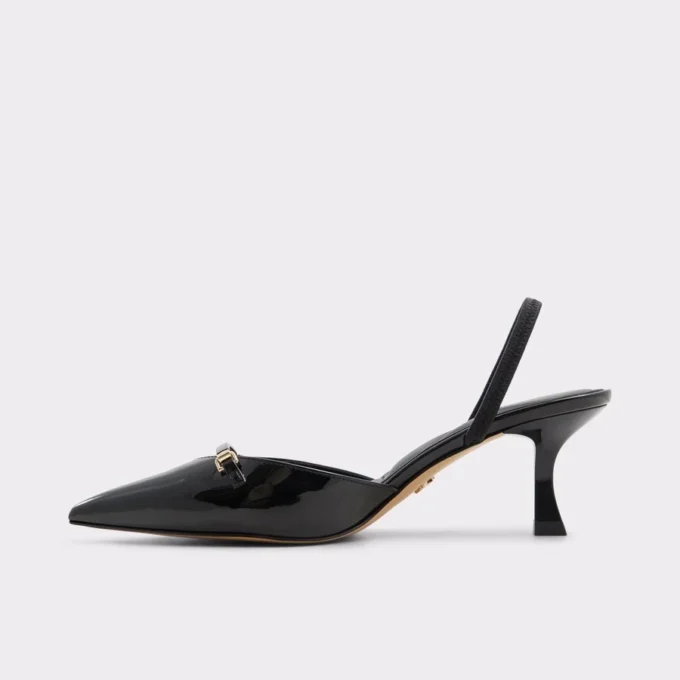 Nailah Slingback kedi topuklu ayakkabı, Kedi topuk