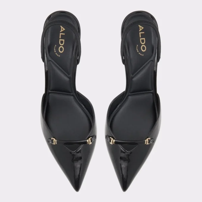 Nailah Slingback kedi topuklu ayakkabı, Kedi topuk