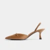 Nailah-xt Slingback yüksek topuklu ayakkabı, Kitten topuk