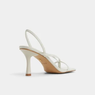 Riva Arkası Açık Topuklu Sandalet, Stiletto Topuk