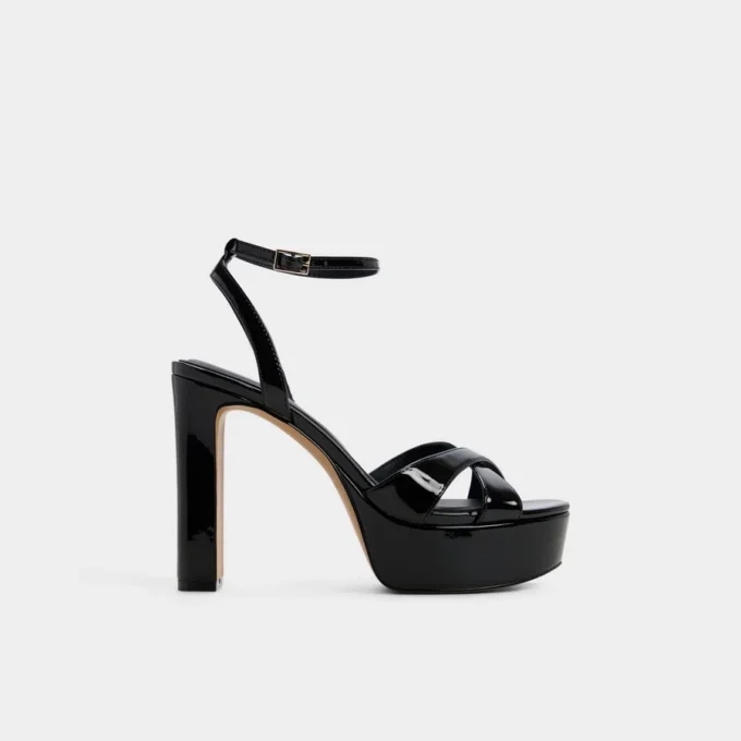 Rosine Bantlı topuklu sandalet, Platform