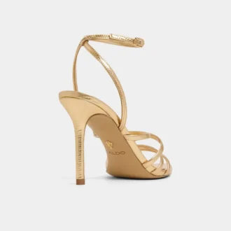 Solania Bantlı topuklu sandalet, Stiletto topuk
