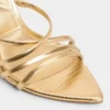 Solania Bantlı topuklu sandalet, Stiletto topuk
