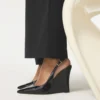 Stessywedge Slingback wedge topuklu ayakkabı