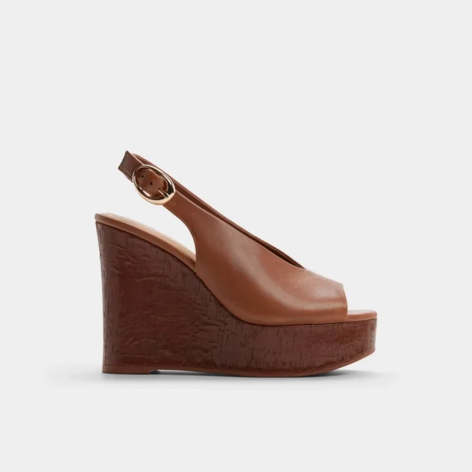 Tatianah Slingback topuklu sandalet, Kama topuk