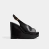 Tatianah Slingback topuklu sandalet, Kama topuk Tatianah Slingback topuklu sandalet, Kama topuk