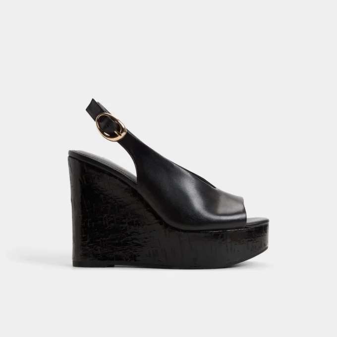 Tatianah Slingback topuklu sandalet, Kama topuk Tatianah Slingback topuklu sandalet, Kama topuk