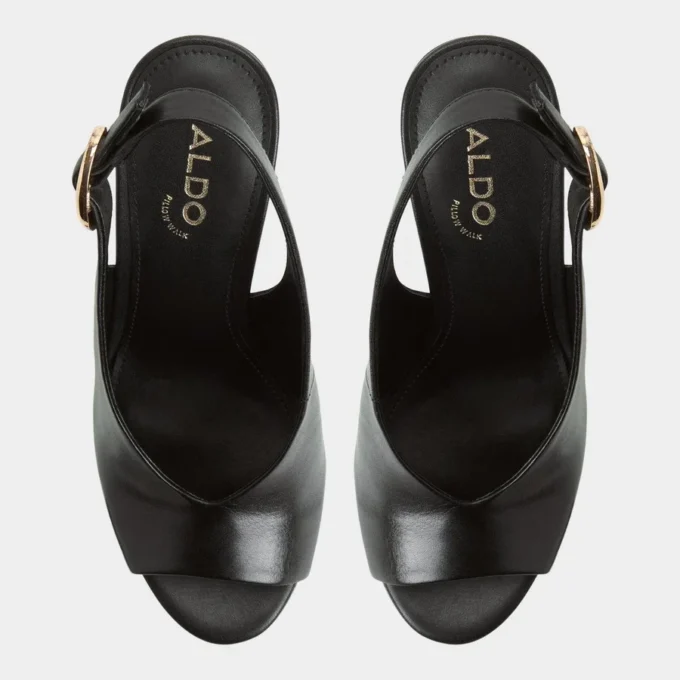 Tatianah Slingback topuklu sandalet, Kama topuk Tatianah Slingback topuklu sandalet, Kama topuk